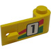 LEGO Puerta 1 x 3 x 1 Derecha con Number 1 Pegatina (3821)