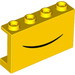 LEGO Amarillo Panel 1 x 4 x 2 con Smile (14718 / 68378)