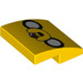 LEGO Pendiente 2 x 2 Curvo con Adventure Time Rostro (15068 / 27461)