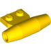 LEGO Amarillo Pequeñuna Smooth Motor con 1 x 2 Lado Plato (con soportes de eje) (3475)