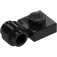 LEGO Negro Placa 1 x 1 con Clip (Anillo grueso) (4081 / 41632)