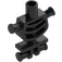 LEGO Negro Esqueleto Torso con Redondeado Ribs con Ancha Hombro Pins (60115 / 78132)