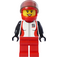 LEGO Conductor con Rojo Casco - Mujer Minifigura