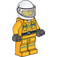 LEGO Bombero con Blanco Crash Casco Minifigura