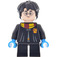 LEGO Harry Potter con Gryffindor Robe Clasped y Piernas cortas con Celeste oscuro Manos Minifigura