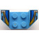 LEGO Guardabarros Placa 2 x 2 con Flared Rueda Arches con Azul, Amarillo  (41854 / 46256)