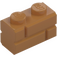 LEGO Carne oscura medio Ladrillo 1 x 2 con Embossed Bricks (98283)