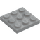 LEGO Gris piedra medio Placa 3 x 3 (11212)