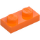 LEGO Naranja Placa 1 x 2 (3023 / 28653)