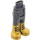 LEGO Cadera con Pants con Gold Boots (35642)