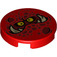 LEGO Rojo Plana 2 x 2 Circular con Goblin con sujeción de espiga inferior (14769 / 24398)