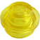 LEGO Amarillo transparente Placa 1 x 1 Circular (6141 / 30057)