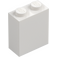 LEGO Blanco Ladrillo 1 x 2 x 2 con sujeción de espiga interior (3245)