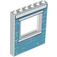 LEGO Panel 1 x 6 x 6 con Ventana Recorte con Azul pared (15627 / 50137)