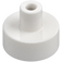 LEGO Blanco Plana 1 x 1 Circular con Hollow Barra (20482 / 31561)