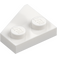 LEGO Blanco Cuña Placa 2 x 2 Ala Derecha (24307)