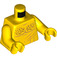 LEGO Bare Pecho Torso con Pelo y Scratches (973 / 76382)