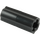 LEGO Negro Eje Conector (Suave con &#039;x&#039; agujero) (59443)