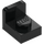 LEGO Negro Soporte 1 x 1 con 1 x 1 Placa Arriba (36840)