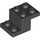 LEGO Negro Soporte 2 x 3 con Plato y Step con soporte de perno inferior (73562)