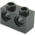 LEGO Negro Ladrillo 1 x 2 con 2 Agujeros (32000)