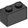 LEGO Negro Ladrillo 1 x 2 con tubo inferior (3004 / 93792)