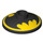 LEGO Negro Dish 2 x 2 con Batman Symbol (4740 / 55056)