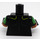 LEGO Negro Verde Lantern (Simon Baz) Minifigura Torso (973 / 16360)