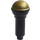 LEGO Negro Microphone con Mitad Gold Parte superior (20274 / 93520)