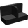 LEGO Negro Panel 1 x 2 x 1 con Delgado Central Divider y Esquinas redondeadas (18971 / 93095)