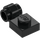 LEGO Negro Placa 1 x 1 con Clip (Anillo grueso) (4081 / 41632)