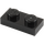 LEGO Negro Plato 1 x 2 (3023 / 28653)