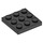 LEGO Negro Placa 3 x 3 (11212)