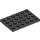 LEGO Negro Placa 4 x 6 (3032)