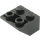 LEGO Negro Pendiente 2 x 2 (45°) Invertido con espaciador plano debajo (3660)