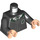 LEGO Negro Slytherin Robes Torso (973 / 76382)