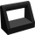 LEGO Negro Loseta 1 x 2 con Encargarse de (2432)