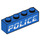 LEGO Azul Ladrillo 1 x 4 con Slanted &#039;Policía&#039; logo (1414 / 3010)