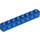 LEGO Azul Ladrillo 1 x 8 con Agujeros (3702)