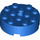 LEGO Azul Ladrillo 4 x 4 Redondo con Agujero (87081)