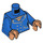 LEGO Azul Mayor McCaskill Minifigura Torso (973 / 76382)