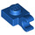 LEGO Azul Plato 1 x 1 con Acortar Horizontal (Clip de &#039;O&#039; abierto grueso) (52738 / 61252)