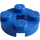 LEGO Azul Plato 2 x 2 Redondo con Eje Agujero (con orificio de eje &#039;+&#039;) (4032)