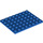 LEGO Azul Plato 6 x 8 (3036)