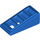 LEGO Azul Pendiente 1 x 2 x 0.7 (18°) con Reja (61409)
