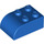 LEGO Azul Pendiente Ladrillo 2 x 3 con Parte superior curvo (6215)