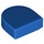 LEGO Azul Loseta 1 x 1 Mitad Oval (24246 / 35399)