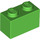 LEGO Verde brillante Ladrillo 1 x 2 con tubo inferior (3004 / 93792)