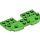 LEGO Verde brillante Placa 8 x 4 x 0.7 con Esquinas redondeadas (73832)