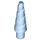 LEGO Azul claro brillante Unicorn cuerno con Spiral (34078 / 89522)